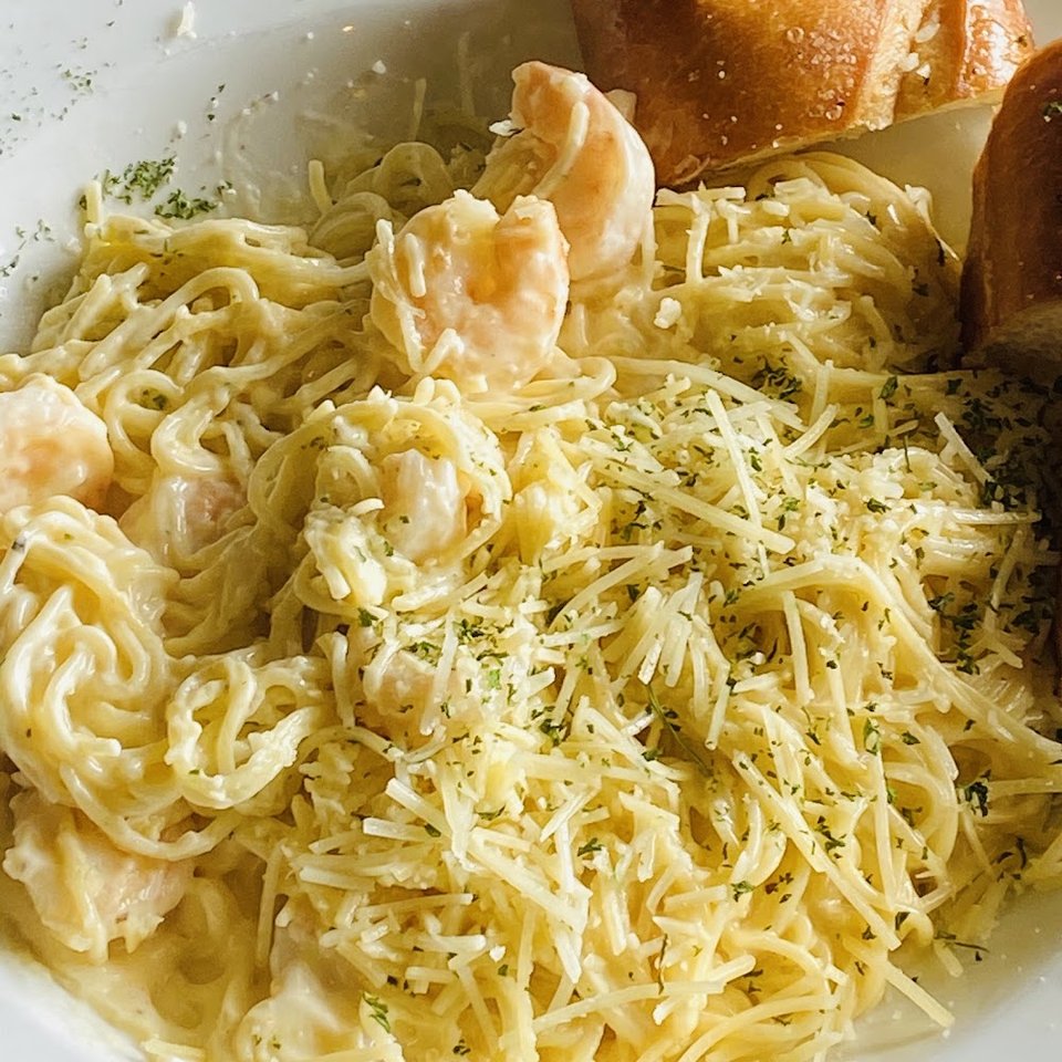 Pasta Alfredo Chicken or Shrimp
